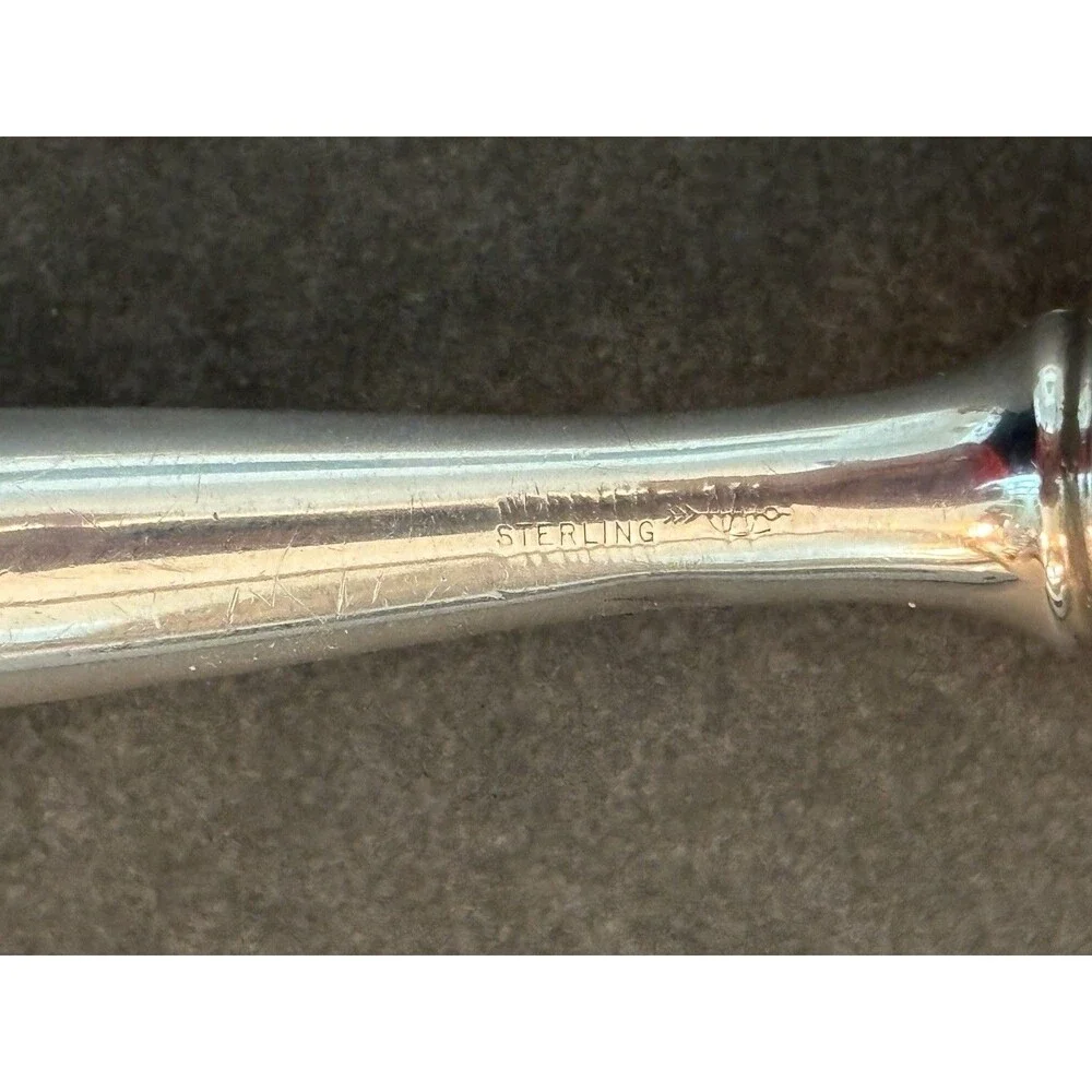 Vintage Webster Sterling Silver Baby Rattle Gavel